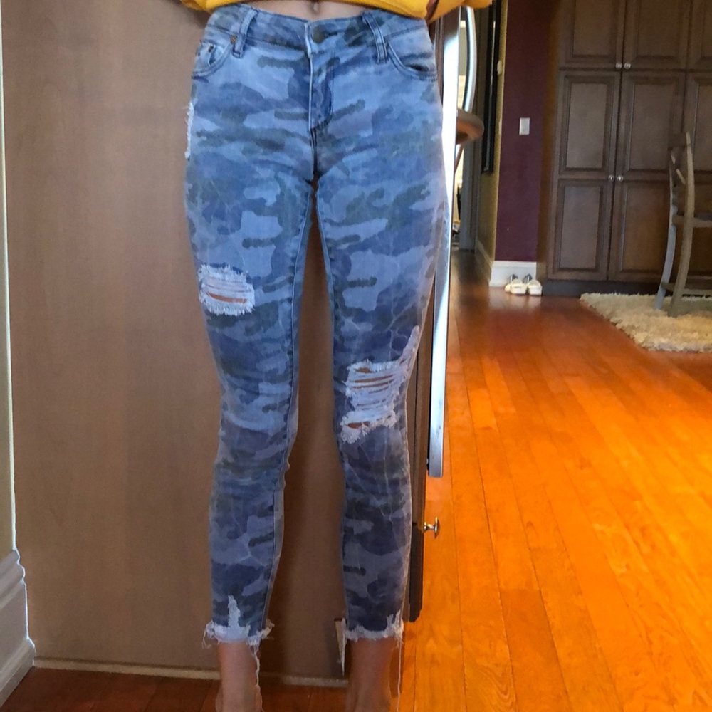 Camo jeans